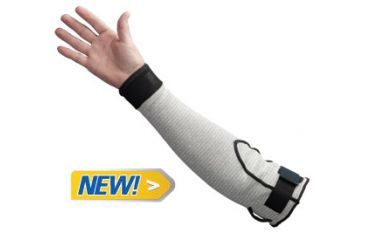 Image of Jackson Safety G60 Level 5 Cut Resistant Sleeves with Dyneema Fiber, Grey, 18in. 90075