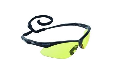Image of Jackson Safety Nemesis Safety Eyewear, Black Frame, Amber, Universal 25659