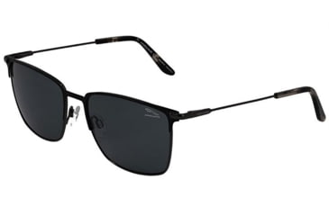 Image of Jaguar 37362 Sunglasses, Black-Gunmetal, Polarized Lenses, 56-18-145, 37362-6100