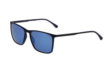 Image of Jaguar 37815 Sunglasses, Black-Red, Fashion Lenses, 59-16-140, 37815-6100