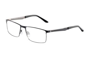Image of Jaguar Spirit 33585 Single Vision Prescription Eyeglasses, Black/Gunmetal Frame, JG335851078SV