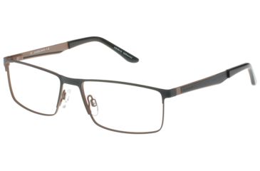 Image of Jaguar Spirit 33585 Single Vision Prescription Eyeglasses, Green/Brown Frame, JG335851075SV