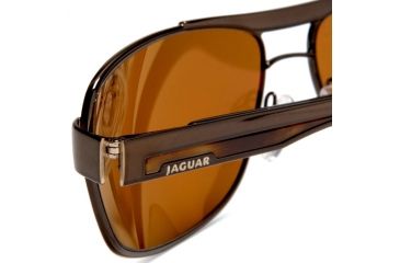 Image of Jaguar Polarized Lenses Sunglasses 37316, Jaguar 37316 Sunglasses Styles Brown-Gold Frame / Brown Polarized Lenses