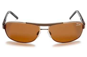 Image of Jaguar Polarized Lenses Sunglasses 37316, Jaguar 37316 Sunglasses Styles Brown-Gold Frame / Brown Polarized Lenses