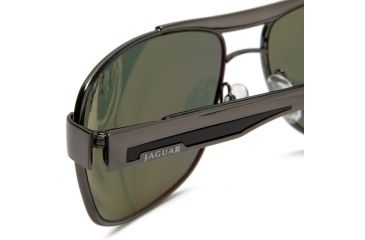 Image of Jaguar Polarized Lenses Sunglasses 37316, Jaguar 37316 Sunglasses Styles Gunmetal Frame / Green Polarized Lenses