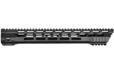 Image of JE Machine Tech AR-15 M-Lok Free Float Clamp On Quad Rail Handguard, 15 in, Barrel Nut Included, No Anti Rotation Tabs, Black, PS-223MLK15GBLK-NAR