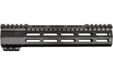 Image of JE Machine Tech AR-15 Ultralightweight Minimalist Partial Top Rail, 10 in, No Anti Rotation Tabs, Black, PS-223MLK10KBLK-H-NAR