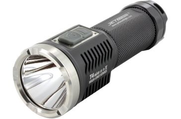 Image of JETBeam T4 Rechargeable Flashlight with Micro USB Port, Black, T4