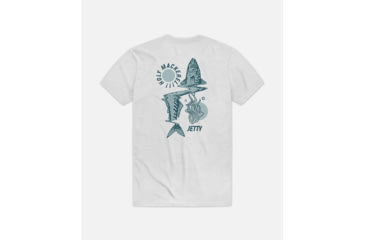 Image of Jetty Mackerel Tee - Mens, Ash, Small, 26358