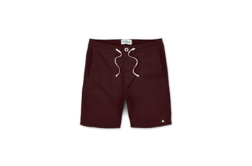 Image of Jetty Madison Beach Shorts Mens, Oxblood, 34, 15251