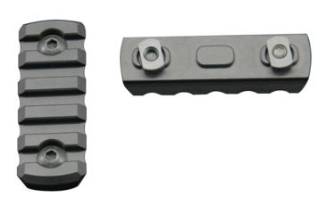 Image of JL Billet M-Lok Attachment Rail Section, 5 Slot, 2 inch, Black JLB-MLOK-5S