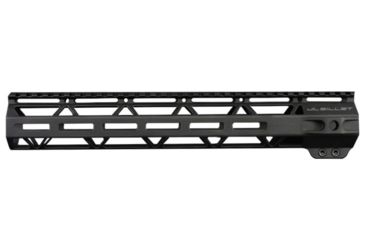 Image of JL Billet Straight Cut M-Lok Handguard, High Profile, AR10, .308, 12.8 inch, Black JLB-MLS-308-12H-A