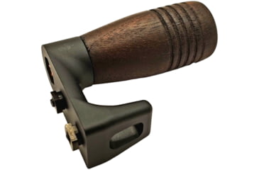 Image of JMK Wood Vertical Foregrip Assembly, Grooved, M-LOK, A3 Modular Compact Base w/Int Handstop, VFG-MHA02