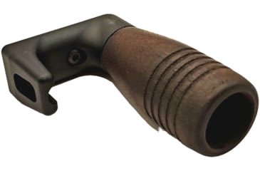 Image of JMK Wood Vertical Foregrip Assembly, Grooved, M-LOK, A3 Modular Compact Base w/Int Handstop, VFG-MHA02