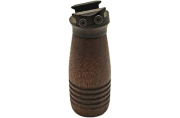 Image of JMK Wood Vertical Foregrip Assembly, Grooved, Picatinny, +10 Mini A3 Base, VFG-PA04