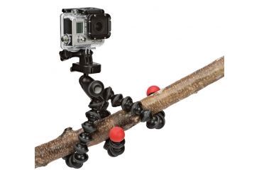 Image of JOBY GorillaPod Action Tripod with Mount for GoPro, Black/Red JB01300