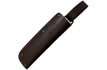 Image of Joker Knives Nordico Fixed Blade Birch Knife, 8.75in Overall, 4in Satin 14C28N Sandvik Blade, Curly Birch Handle, Leather Sheath, CL115