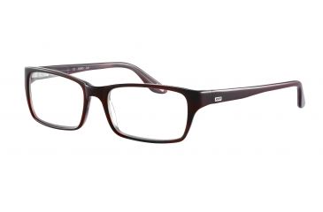 Image of JOOP! 81055 Single Vision Prescription Eyeglasses - Red Frame and Clear Lens 81055-8028SV