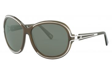 Image of JOOP! 87151 Single Vision Prescription Sunglasses - Brown Frame and Grey Green Lens 87151-6377SV