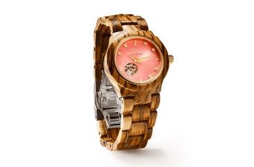 Image of Jord Cora Zebrawood and Rose, Brown, Rose J8006A06W
