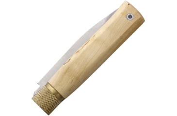 Image of Jose da Cruz Cutelaria Large Birch Folding Knife, 4.25in Closed, 3.25in Satin Carbon Steel Blade, Birch Wood Handle, MER.85.020.B.P01