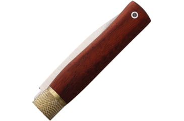 Image of Jose da Cruz Cutelaria Large Padouk Folding Knife, 4.25in Closed, 3.25in Satin Carbon Steel Blade, Padauk Wood Handle, MER.85.021.B.P01