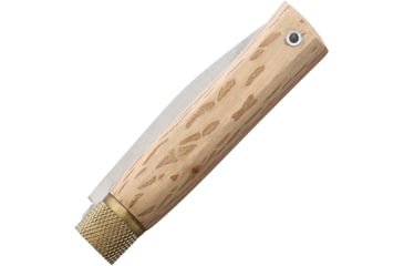 Image of Jose da Cruz Cutelaria Medium Oak Folding Knife, 3.75in Closed, 2.75in Satin Stainless Drop Point Blade, Oak Handle, MER.80.002.B.P01