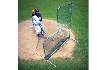 Image of Jugs Sports 7-foot Quick-Snap L-Shaped Baseball Screen S2000 