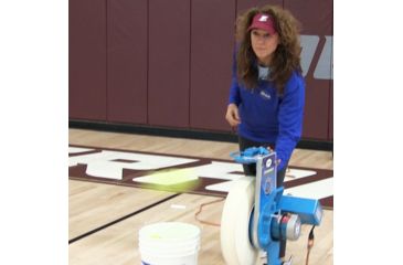 Image of JUGS Bucket of Leatherlast Softballs - 2 Dozen, Yellow, B5260