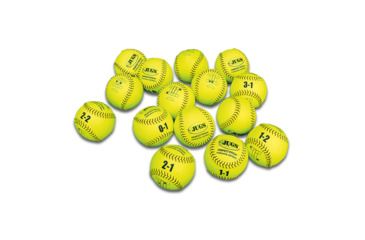 Image of JUGS Perfect Pitch Softballs - 15 Balls, Marked, B5310