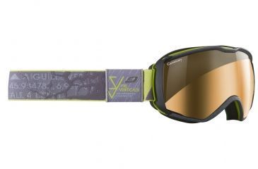 Image of JULBO Aerospace Freerando Ski Goggles,Grey/Green,Camel Lenses, Large 74050145FS