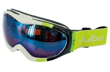 Image of Julbo Around Excel Rx Insert Goggles - White/Black Frame, Blue Flash/Orange tint lens 70412110