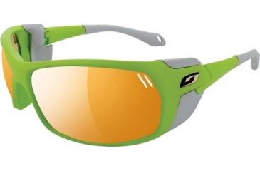 Image of Julbo Bivouak  Sunglasses, Matte Apple Green / Grey Frame With Zebra Lenses 3833116