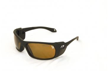 Image of Julbo Bivouak Sunglasses with Camel Lenses, Matte Black/Black, Large, J383522US