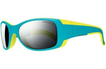 Image of Julbo Booba Single Vision Prescription Sunglasses, Blue / Yellow Frame, Spectron 3+ Baby Lens-J4351112SV