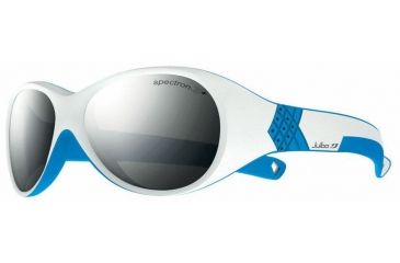 Image of Julbo Bubble Kids Sunglasses, White/Blue w/ Spectron 3+ Lenses 3911111