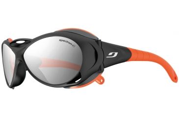 Image of Julbo Explorer XL Mountain Sunglasses - Black/Orange Frame,Spectron 4 Lenses 335122