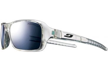 Image of Julbo Gloss Single Vision Prescription Sunglasses, White / Clear Frame, Polarized 3 Lens, Polarized-J4569100SV