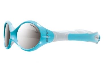 Image of Julbo Looping 1 Babies Prescription Sunglasses with RX Single Vision Lenses for Babies 0-18 months and Cord, Frame Color Julbo Looping 1 Sunglasses - Blue/Grey