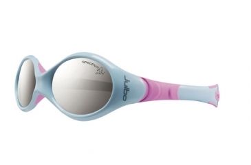 Image of Julbo Looping 1 Babies Prescription Sunglasses with RX Single Vision Lenses for Babies 0-18 months and Cord, Frame Color Julbo Looping 1 Sunglasses - Lavander/Pink