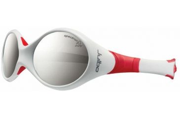 Image of Julbo Looping 2 Kids Sunglasses, White/Red w/ Spectron 4 Baby Lenses 332111C
