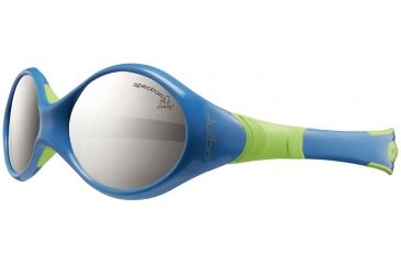 Image of Julbo Looping 2 Single Vision Prescription Sunglasses, Blue / Lime Frame, Spectron 4 Baby Lens-J332112CUSSV