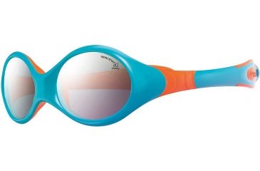 Image of Julbo Looping 3 Kids Sunglasses - Light Blue/Orange Frame Frame w/Baby Spectron 4 Lenses 3492336