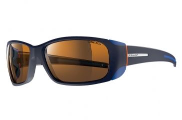 Image of Julbo Montebianco Single Vision Prescription Sunglasses, Blue/Orange Frame, J4155012USSV