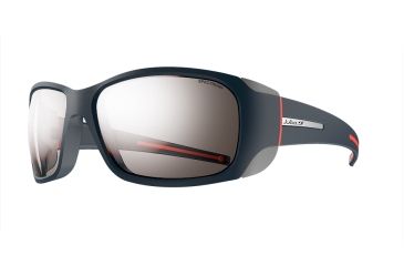 Image of Julbo Monterosa Bifocal Prescription Sunglasses, Dark Blue/Gray/Coral Frame, J4011212BI