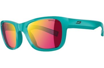Image of Julbo Reach L Bifocal Prescription Sunglasses, Shiny Turquoise Frame, Spectron 3+ W/ Pink Flash Lens-J4661112BI