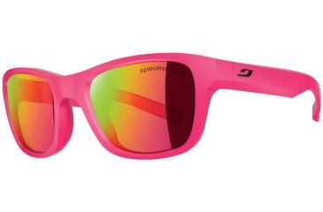 Image of Julbo Reach Single Vision Prescription Sunglasses, Pink Frame, Spectron 3+ W/ Pink Flash Lens-J4641118SV