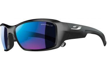 Image of Julbo Rookie Single Vision Prescription Sunglasses, Shiny Black Frame, Spectron 3 Cf W/ Blue Flash Lens-J4201114SV