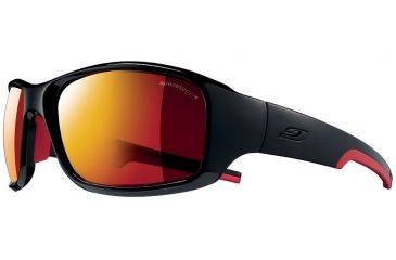 Image of Julbo Stunt Progressive Prescription Sunglasses, Black / Red Frame, Spectron 3+ Lens-J4381114PR
