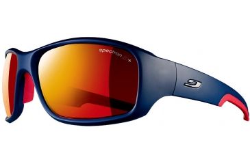 Image of Julbo Stunt Progressive Prescription Sunglasses, Blue / Red Frame, Spectron 3+ Lens-J4381132PR